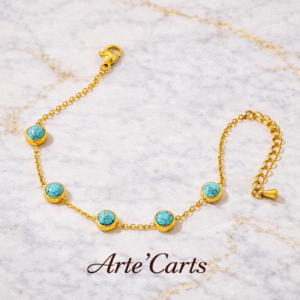 Turquoise Halo Bracelet