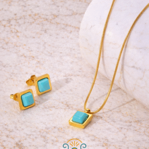 Nomad Turquoise Necklace Set
