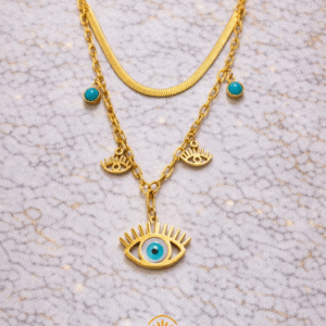 Evil Eye Turq Talisman Necklace