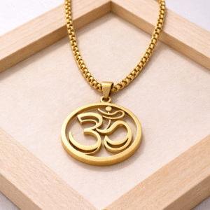 Golden Om Necklace