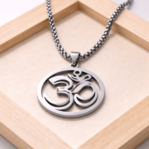 Steel Om Pendant