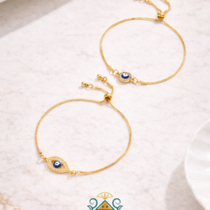 Evil Eye Adjustable Bracelet Set