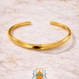 Classic Gold Open Cuff Bangle