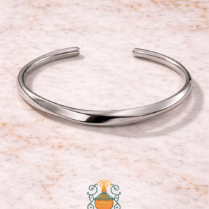 Classic Silver Open Cuff Bangle