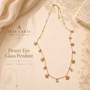 Desert  Eye Glass Pendant