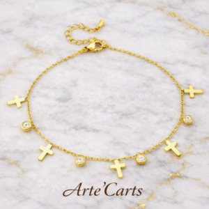 Lumi Cross Charm Necklace