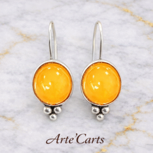 Amber Glow Studs