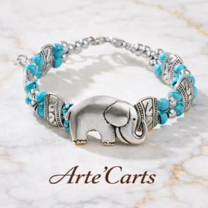 Turquoise Gaj Bead Bracelet