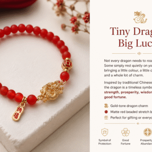 Tiny Dragon, Big Luck Bracelet