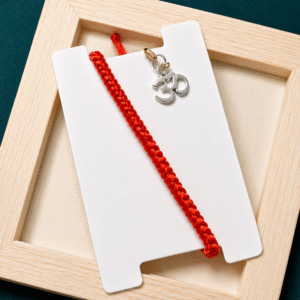Aum Sacred Red Thread Bracelet