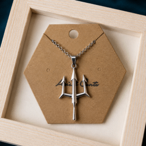 Silver Trishul Necklace