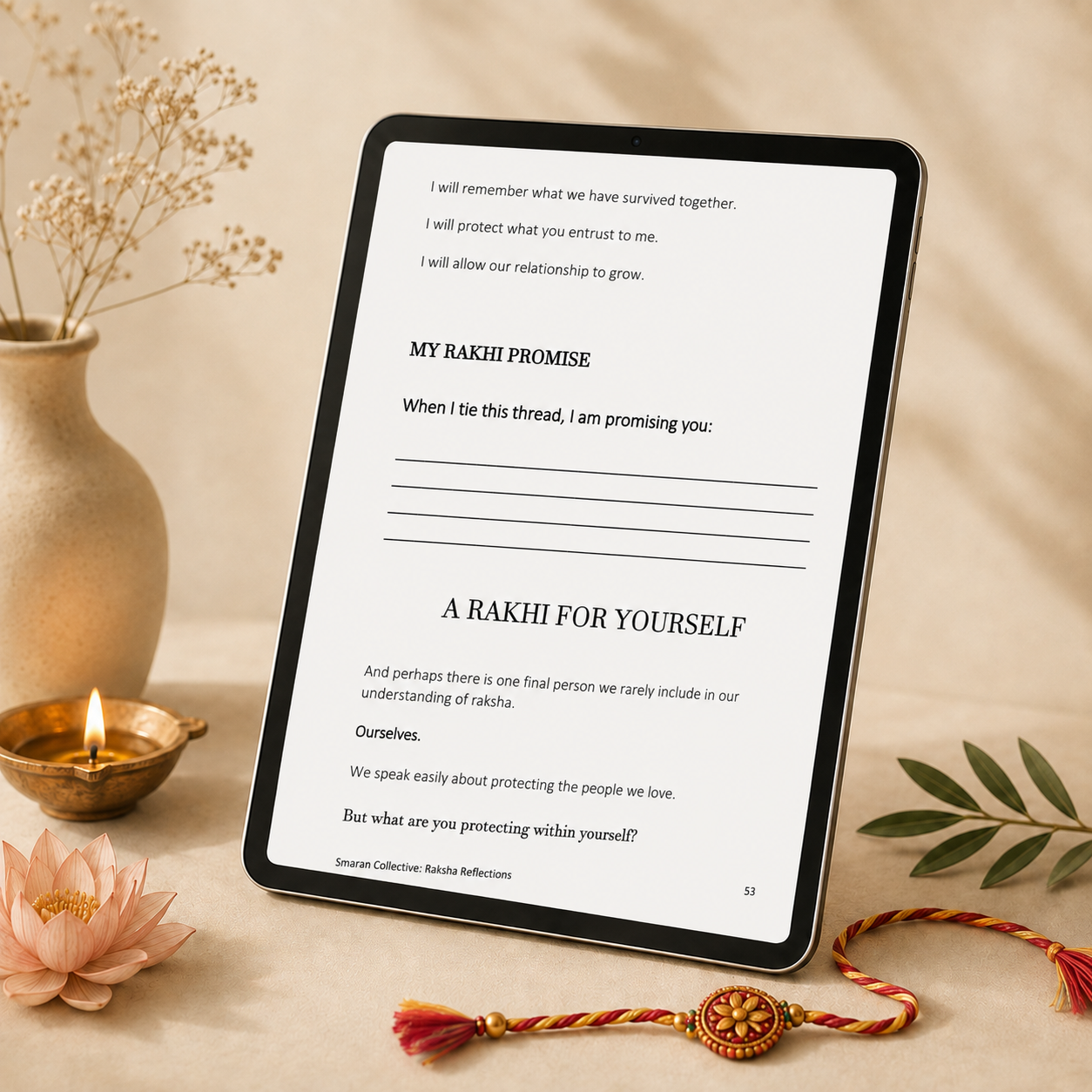 Raksha Reflections | Smaran Collective Digital Workbook - Image 5