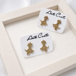 Golden Giraffe Studs