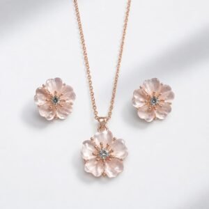 Blush Blossom Jewellery Set