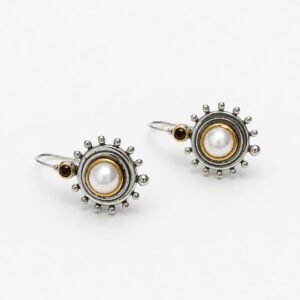 Pearl Orbit Drop Earrings