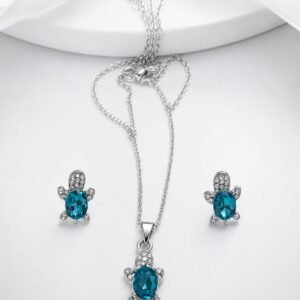 Azure Turtle Jewellery Set