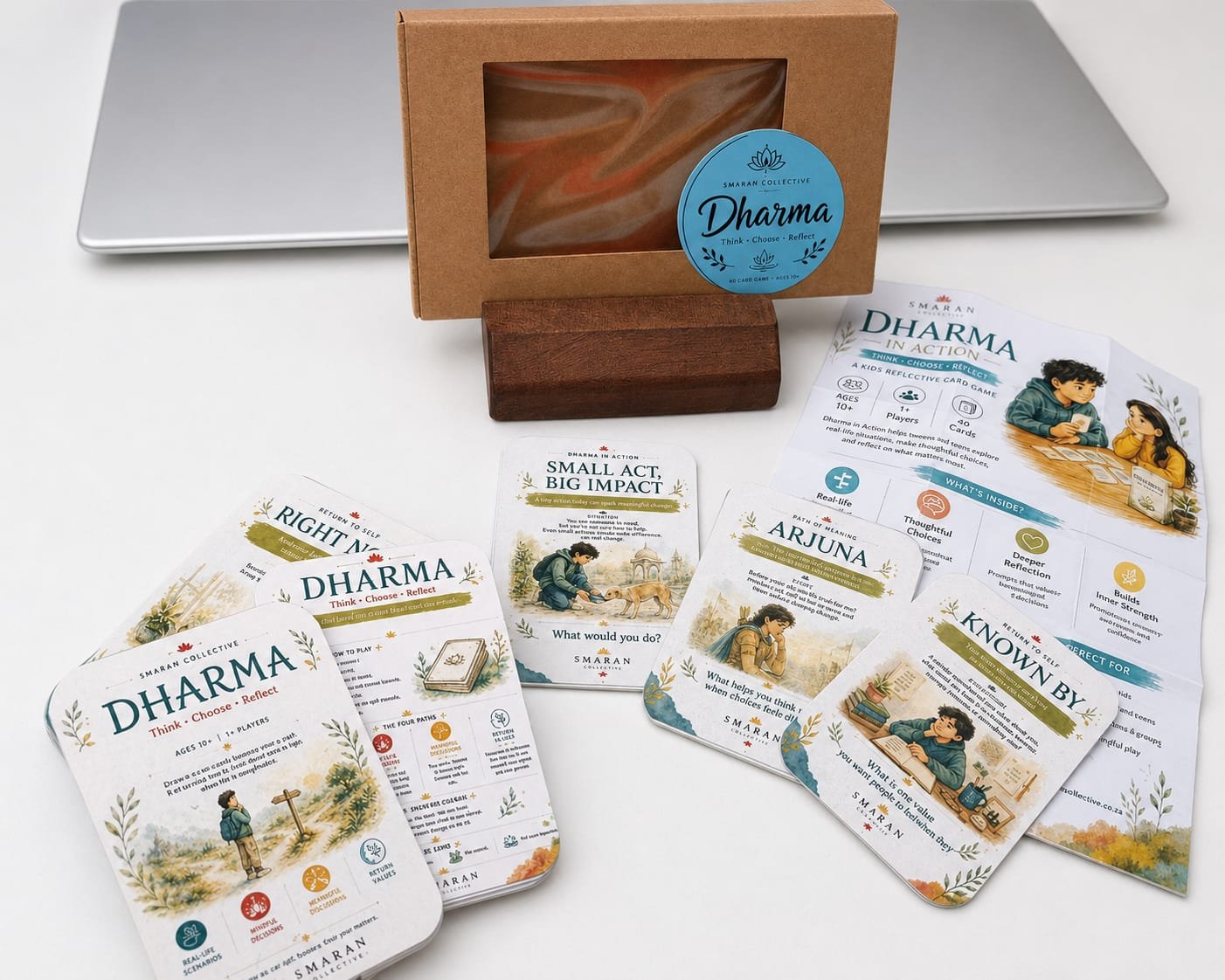 Dharma – Think • Choose • Reflect Card Game | Ages 10+ - Image 2